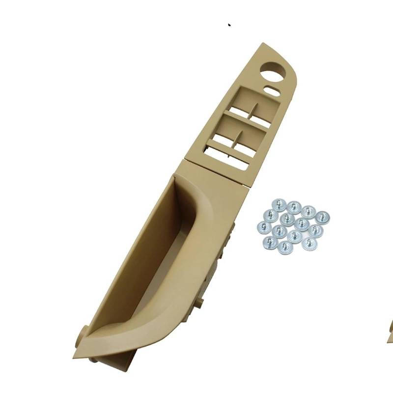 Auto Türgriff Innen Für 3er E90 E91 316 318 320 325 328i LHD Vorne Links Fahrertür Armlehne Abdeckung Panel Trim Pull Griff Auto Ersatz Türgriff Innen(Beige Low-end 35.5) von LIANGBAOS