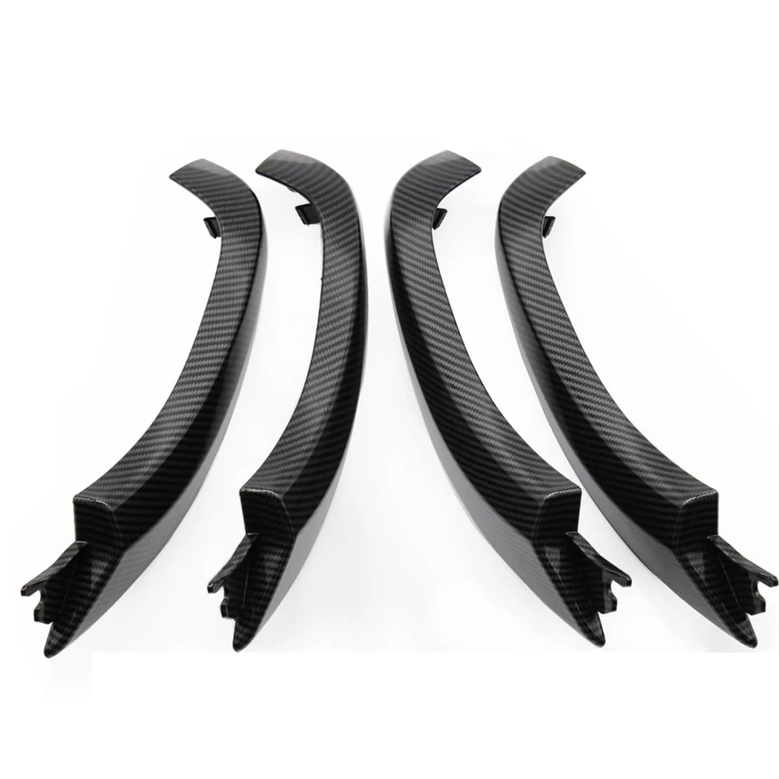 Auto Türgriff Innen Für X3 X4 G01 G02 F97 F98 2018-2021 Auto Innen Carbon Faser Links Rechts Tür Pull Griff Äußere Abdeckung Ersatz Auto Ersatz Türgriff Innen(Carbon 4PCS Set) von LIANGBAOS