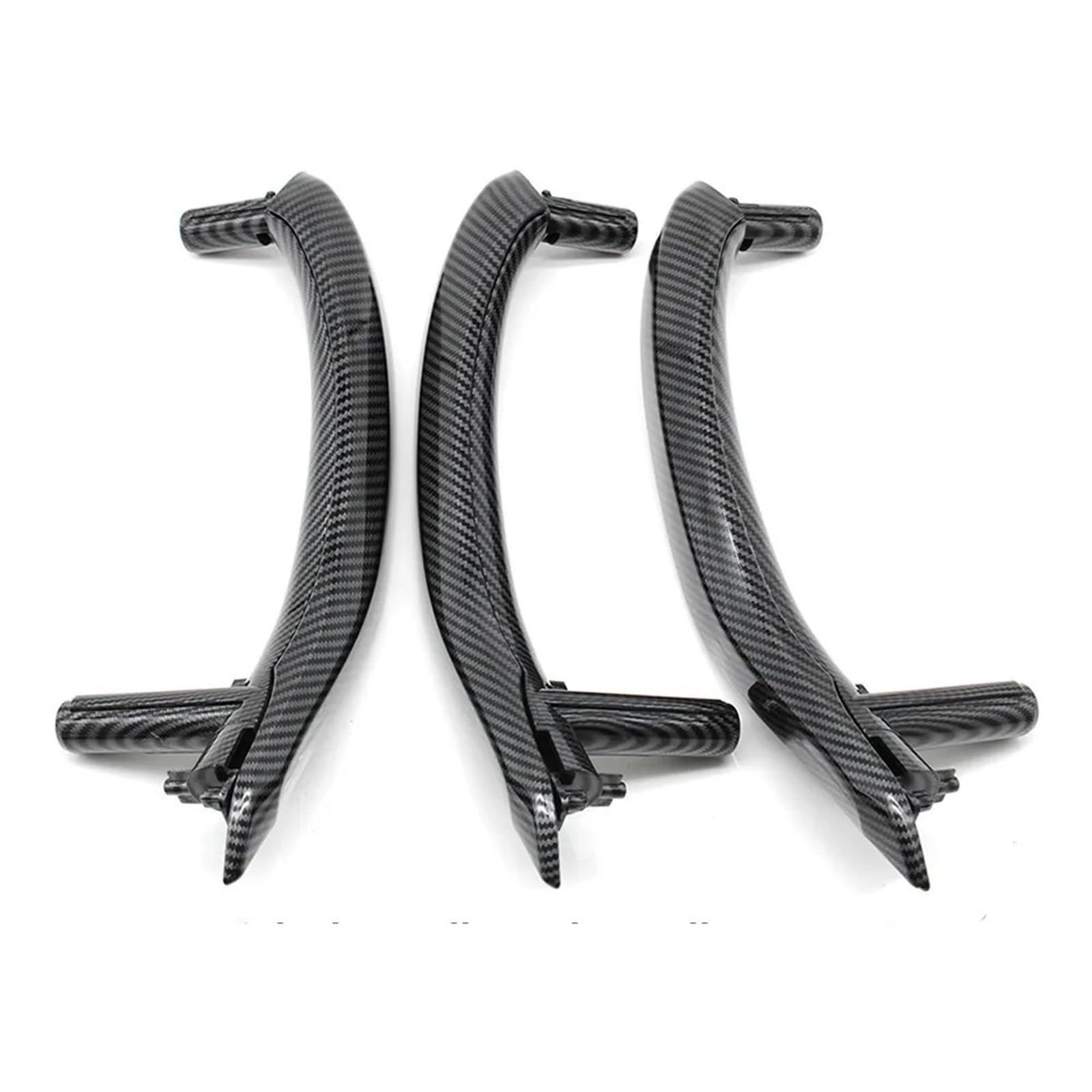 Auto Türgriff Innen Für X5 X6 F15 F16 2014-2018 LHD RHD Auto Innentür Links Rechts Carbon Fiber Griff Mit Äußere Abdeckung Montage Set Auto Ersatz Türgriff Innen(LHD Handle kit Set) von LIANGBAOS