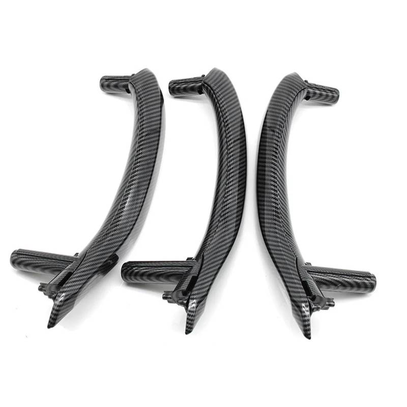 Auto Türgriff Innen Für X5 X6 F15 F16 2014-2018 LHD RHD Auto Innentür Links Rechts Carbon Fiber Griff Mit Äußere Abdeckung Montage Set Auto Ersatz Türgriff Innen(RHD Handle kit Set) von LIANGBAOS