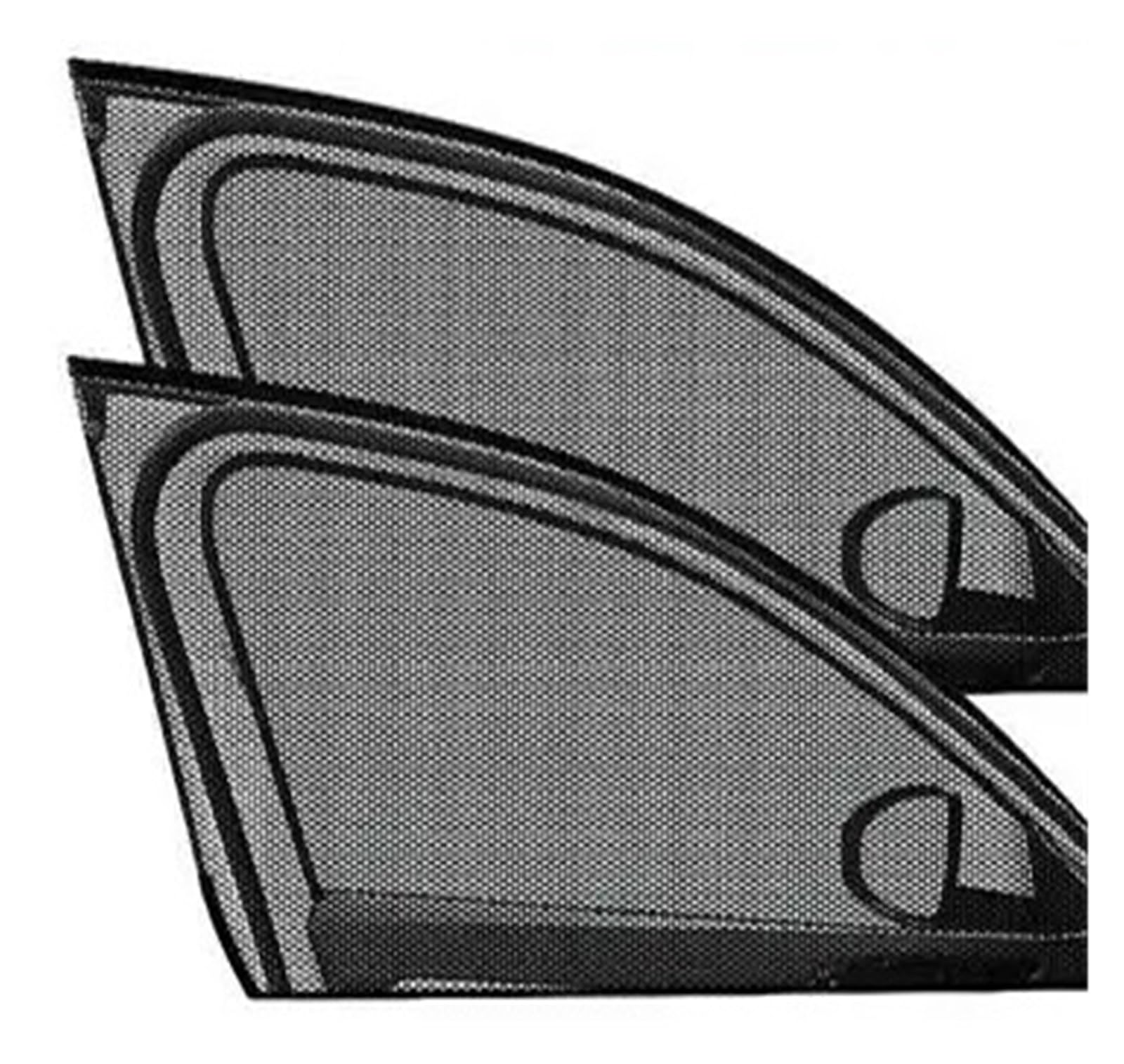 Autosonnenschutz 2 PCS Auto Sonnenschutz Fenster Vorderseite Fenster Abdeckung Sonnenschutz Wärmedämmung Auto Net Privatsphäre Vorhang Sonnenrollo Auto von LIANGBAOS