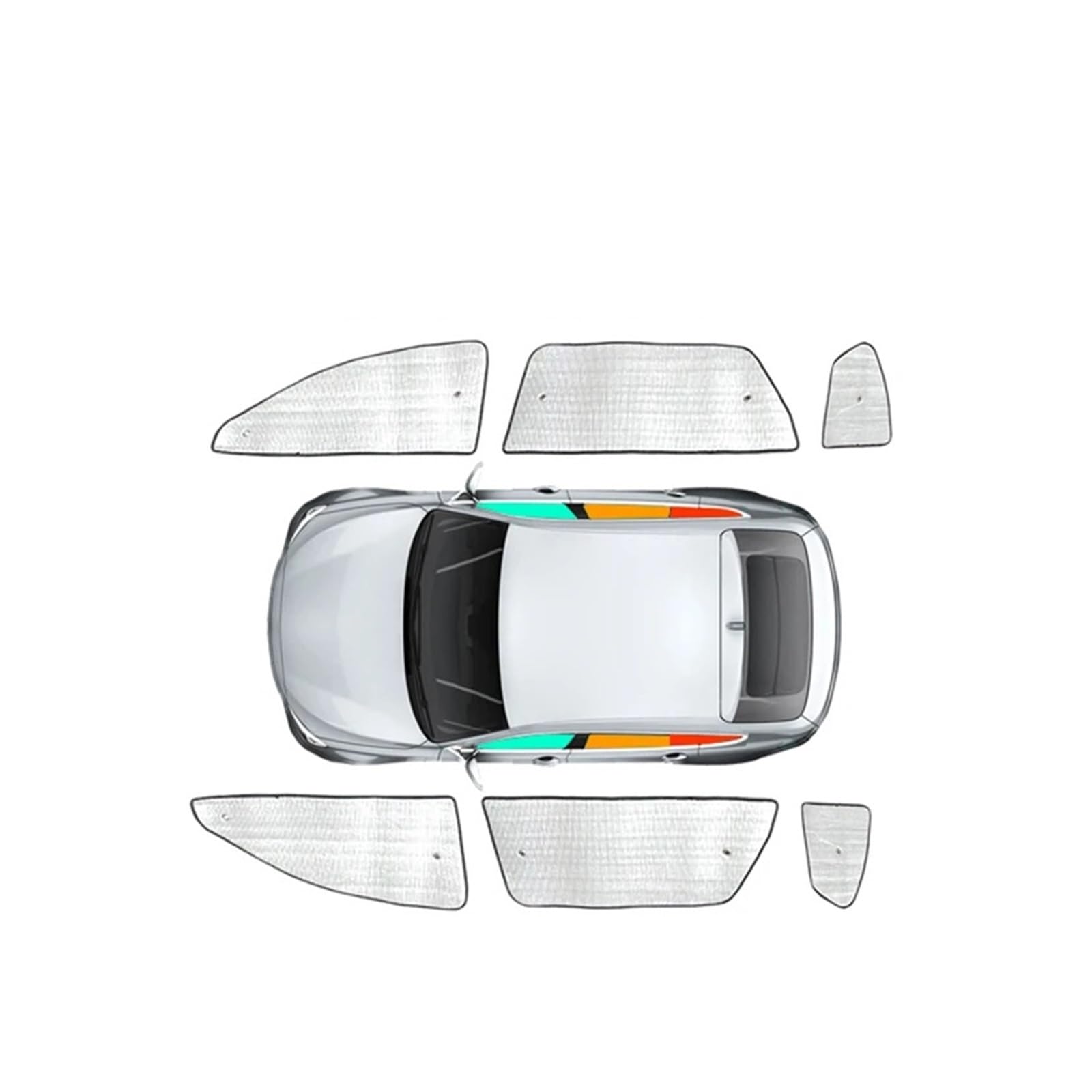 Autosonnenschutz Für Lexus IST CT Für ZWA10 XE30 2011-2020 Auto Sonnenschutz Abdeckung Fenster Windschutzscheibe Vorhang Sonnenschutz Auto Zubehör Sonnenrollo Auto(4Door,A) von LIANGBAOS