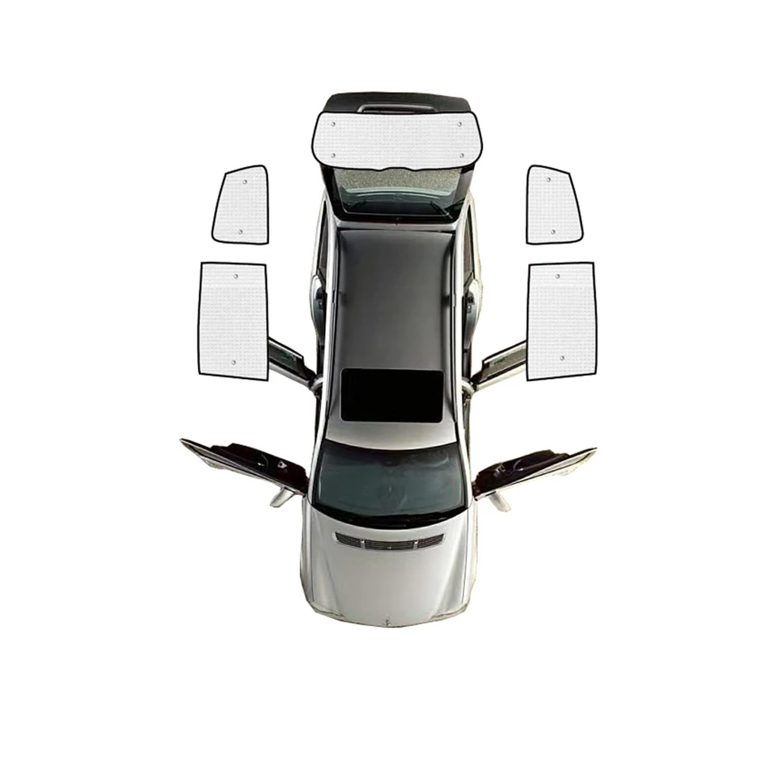 Autosonnenschutz Für SEAT Für Alhambra 7N 2011~2017 Vorne Hinten Sonnenschutz Sonnenschutz Fenster Abdeckung Auto Abdeckung Sonnenschirm Sonnenrollo Auto(Rear sunshades) von LIANGBAOS