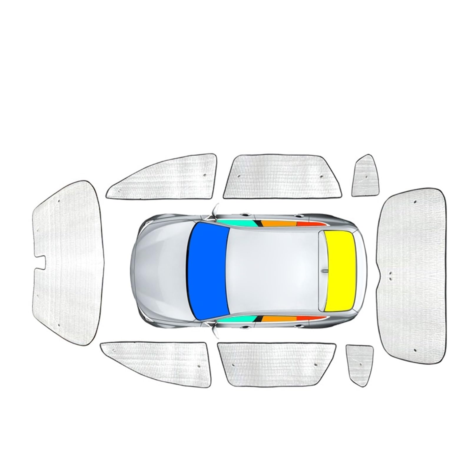 Autosonnenschutz Für Subaru Für Forester SJ SK 2013-Präsentieren Auto Sonnenschutz Abdeckung Fenster Windschutzscheibe Vorhang Sonnenschutz Auto Zubehör Sonnenrollo Auto(Whole,B) von LIANGBAOS