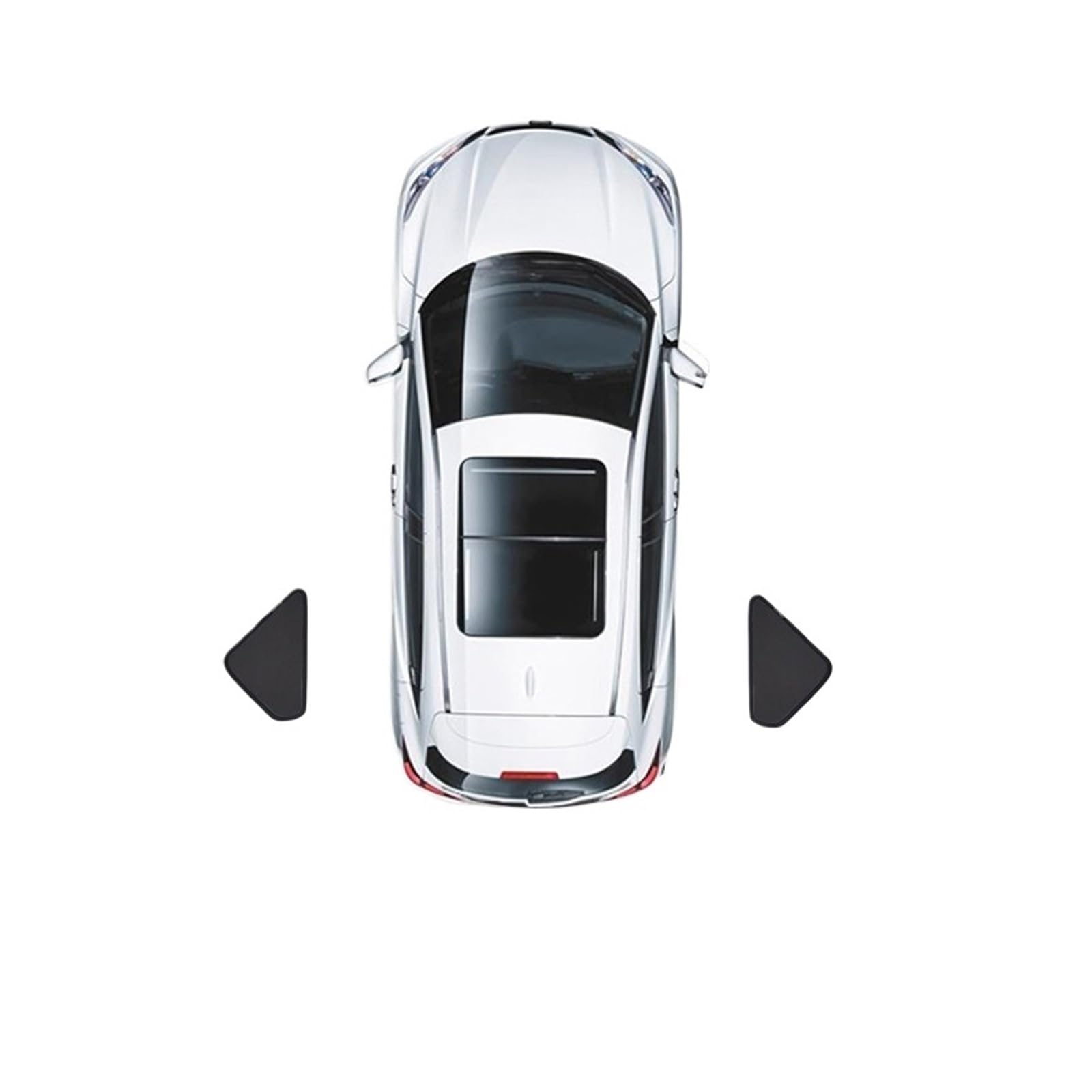 Autosonnenschutz Für Tesla Modell 3/Y/S/X 2023 Auto Seite Fenster Sonnenschutz Dachfenster Rollo Schattierung Vorne Heckscheibe Privatsphäre Sonnenschirm Sonnenrollo Auto(S Triangle New) von LIANGBAOS