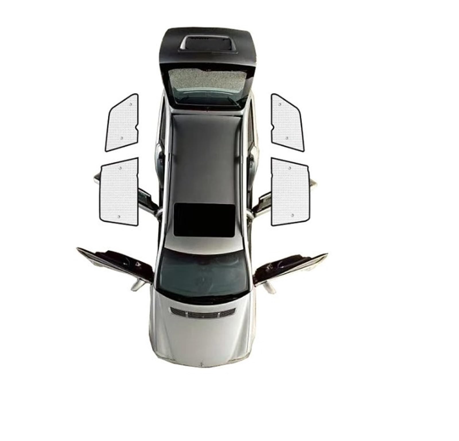 Autosonnenschutz Für Volvo XC90 MK2 2016~2024 Fenster Visiere Abdeckung Vorhang Windschutzscheiben Sonnenschutz Sonnenschutz Auto Sonnenschutz Abdeckungen Sonnenrollo Auto(4PCS) von LIANGBAOS