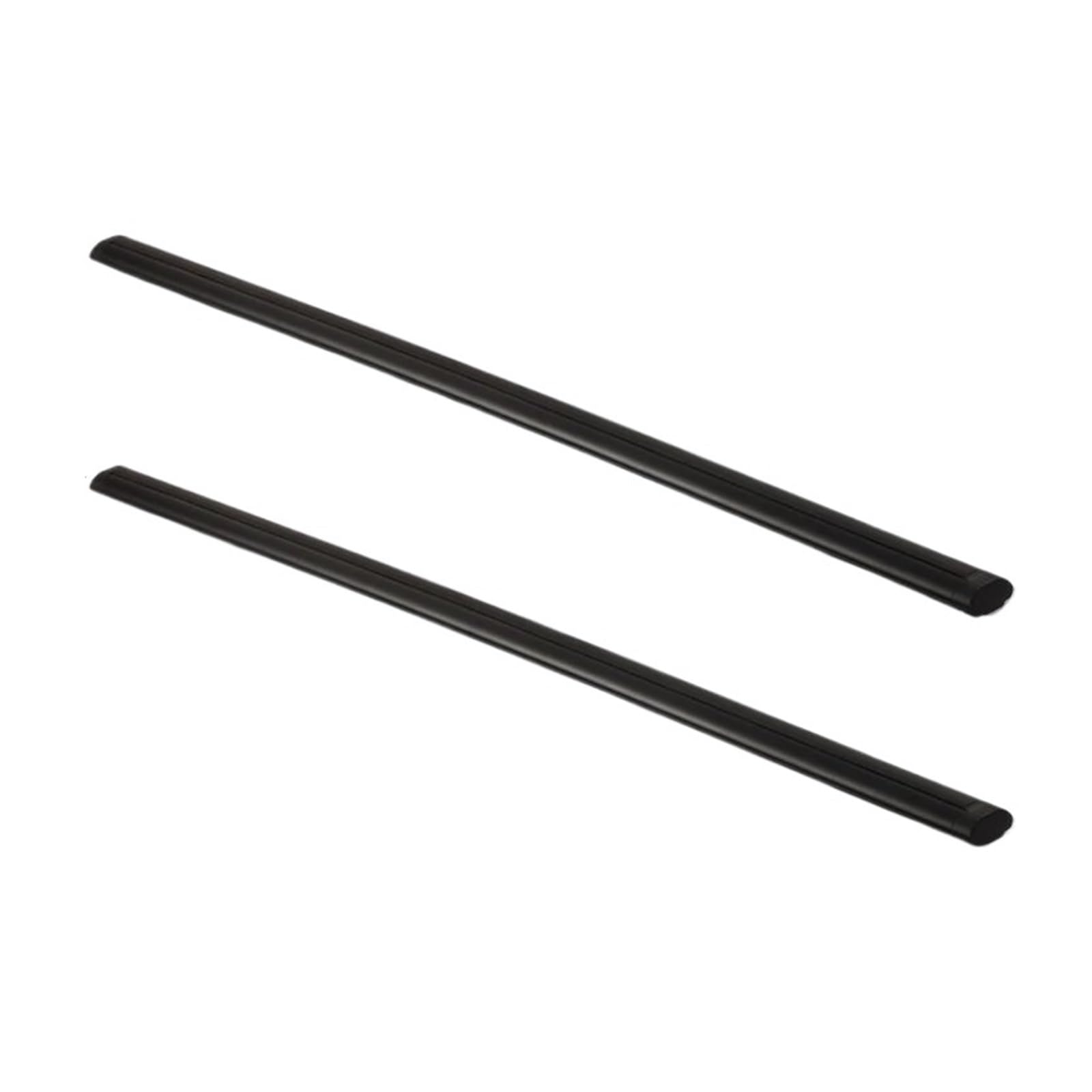 Dachgepäckträger 120 cm 130 cm 140 cm Länge DIY Auto Dachträger Top Load Rod Aluminium Querstangen Dachreling(Black 120cm -5.5cm) von LIANGBAOS