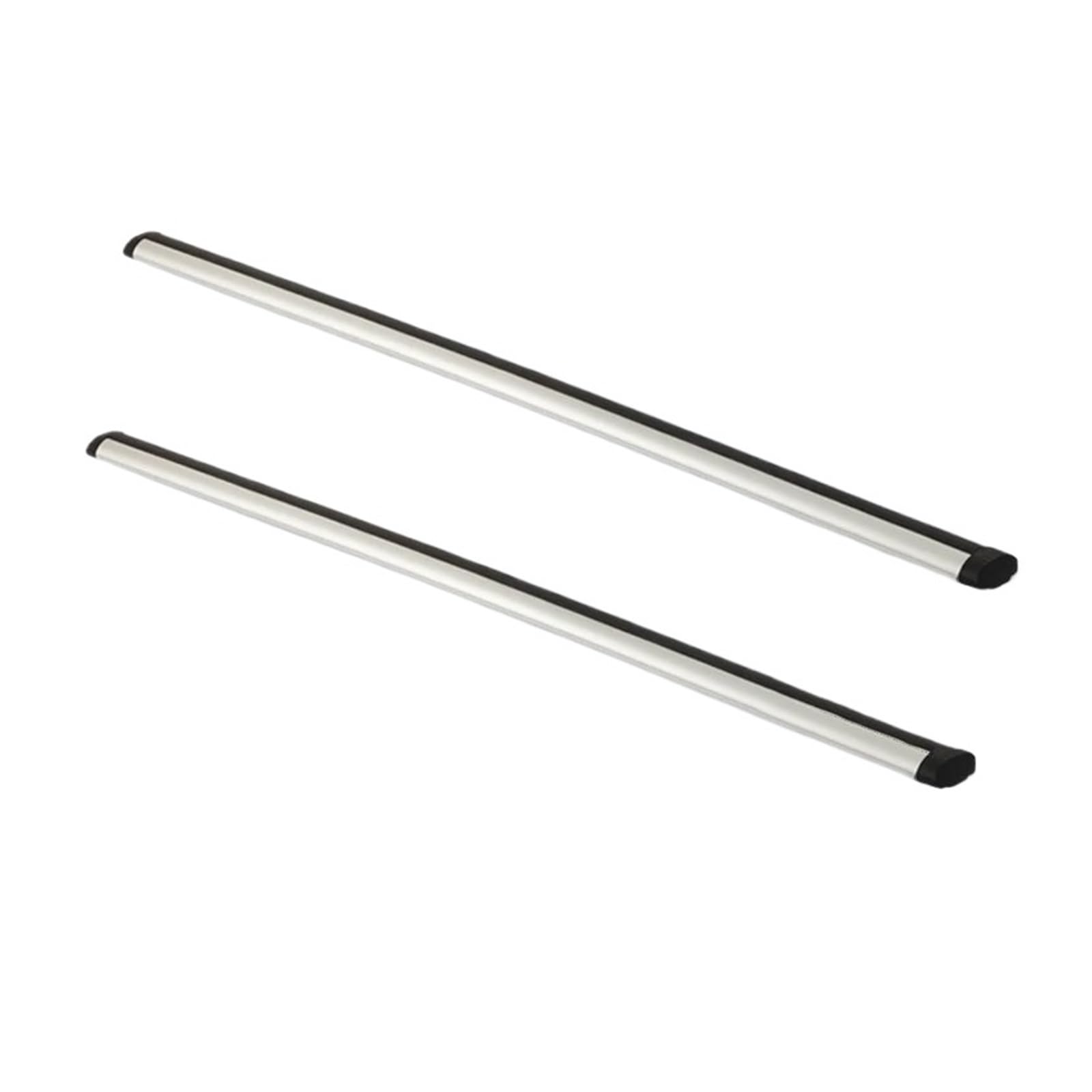 Dachgepäckträger 120 cm 130 cm 140 cm Länge DIY Auto Dachträger Top Load Rod Aluminium Querstangen Dachreling(White 120cm -5.5cm) von LIANGBAOS