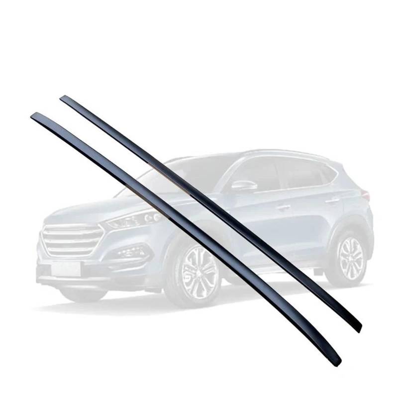 Dachgepäckträger Für Hyundai Für Tucson 2015 2016 2017 2018 2019 2020 2021 Dachträger Dachreling Bar Dachträger Paste Installation Dachreling(Schwarz) von LIANGBAOS