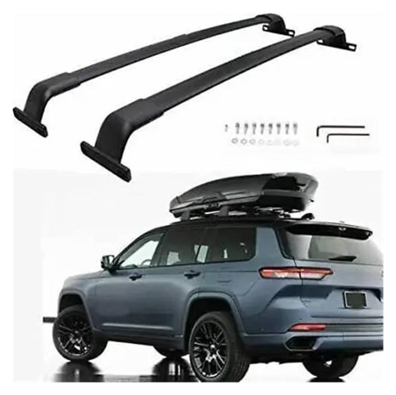 Dachgepäckträger Für Jeep Für Grand Für Cherokee L 2021 2022 Dachreling Racks Kreuz Bars Querstangen Auto Gepäck Halterung Dachreling von LIANGBAOS