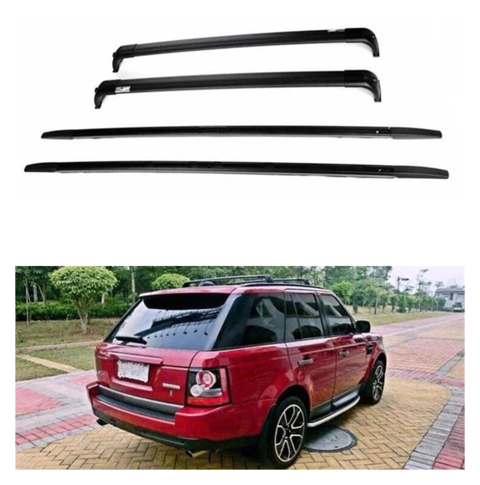 Dachgepäckträger Für Land Für Rover Für Range Für Rover Sport 2002-2013 Dachträger Querträger Schienen Gepäckträger Trägerstangen Dachreling von LIANGBAOS