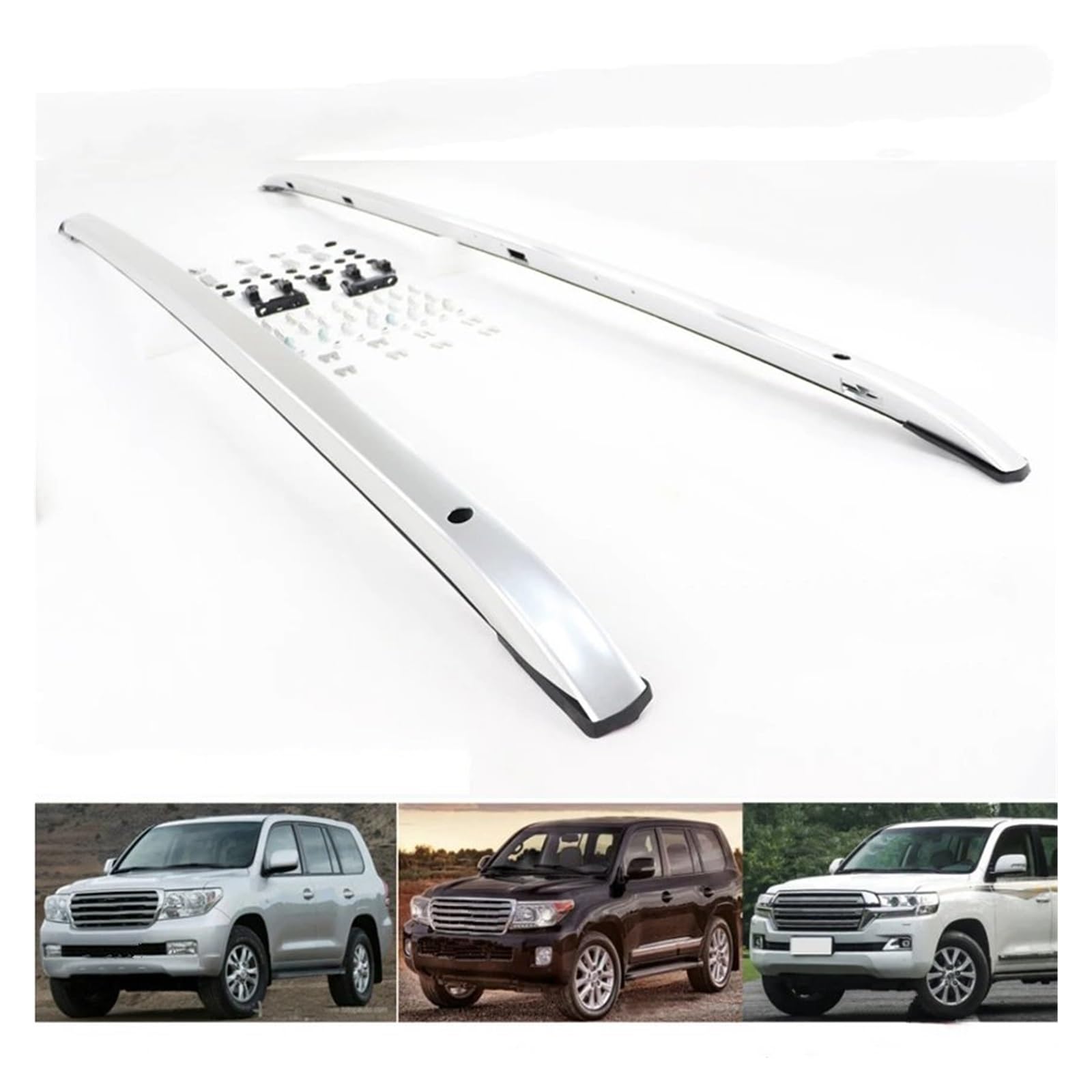 Dachgepäckträger Für Toyota Für Land Für Cruiser 200 Serie Verdicken Aluminium Legierung Auto Dach Rack Kreuz Bar Dach Rack Schraube Installation Dachreling von LIANGBAOS