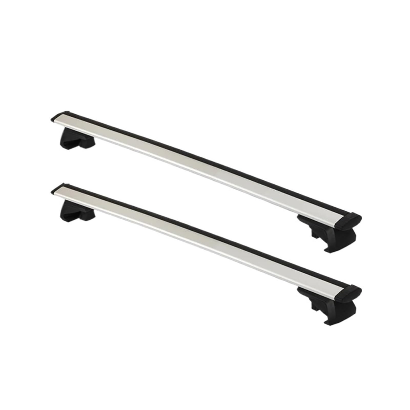 Dachgepäckträger Universal 140 cm-8 cm Auto Dachträger Flügel Bar Auto Top Arc Geformte Aluminium Legierung Last Stange Dachreling(White 140cm -8cm) von LIANGBAOS