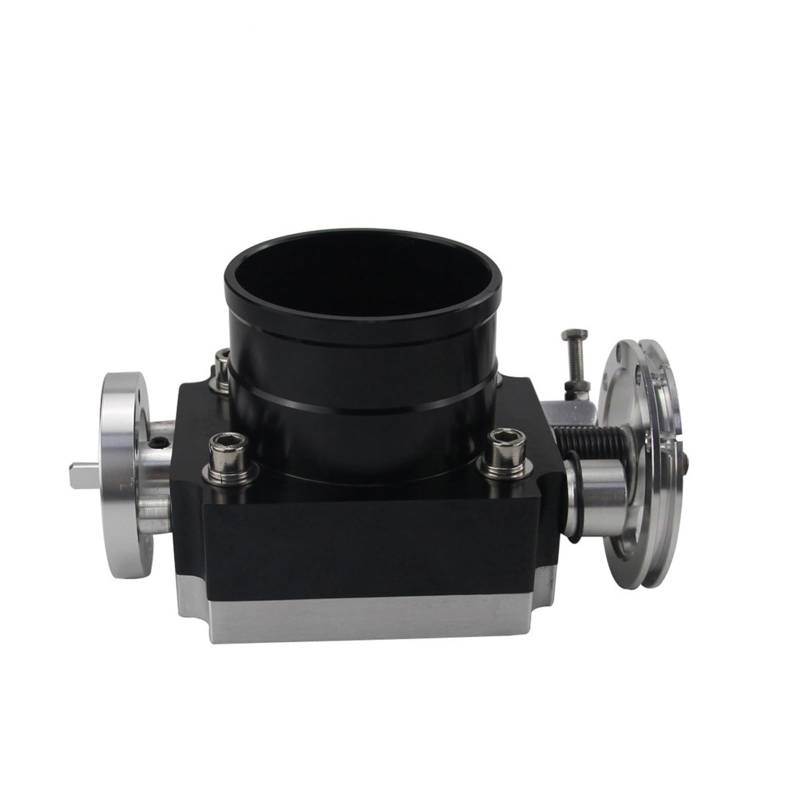 Drosselklappenpotentiometer 65 Mm, 70 Mm, 80 Mm, 90 Mm, Drosselklappengehäuse, Ansaugkrümmer, Billet-Aluminium Drosselklappenstutzen(80MM Black-C) von LIANGBAOS