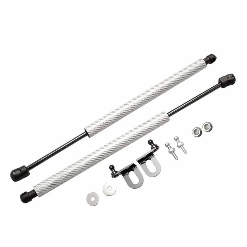 Gasdruckfeder Dämpfer Für Nissan Für Sunny Für Sentra 1990-1993 Motorhaube Ändern Gas Streben Lift Unterstützung Schock Dampe Absorber Dämpfer Gasfeder(Silver Carbon Fiber) von LIANGBAOS