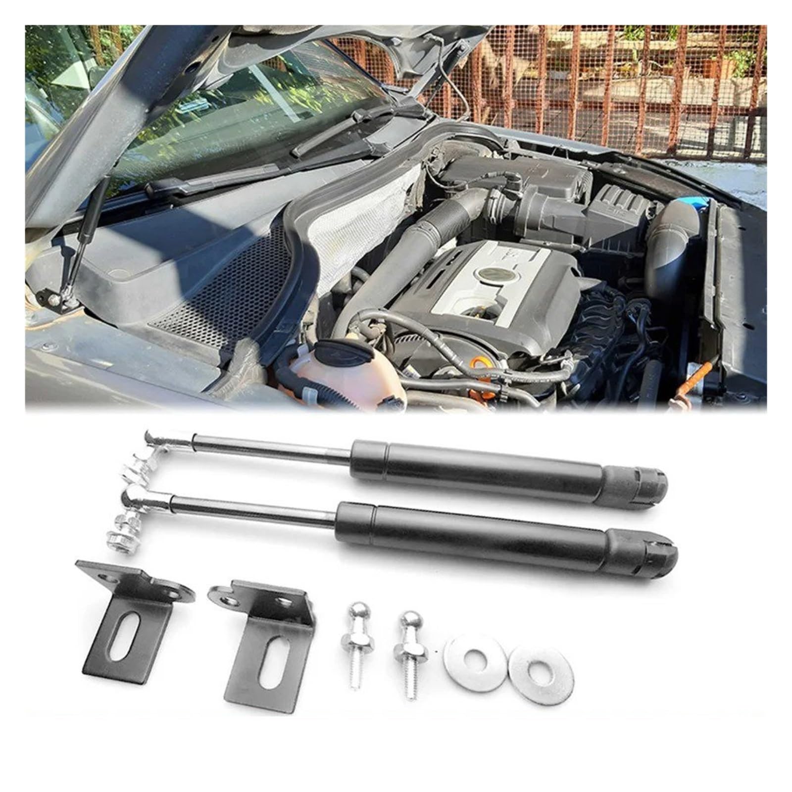 Gasdruckfeder Dämpfer Für VW Für Tiguan MK1 2010 2011 2012 2013 2014 2015 2016 2017 Front Hood Gas Strut Bars Motor Motorhaube Schock Lift Unterstützung Stange Dämpfer Gasfeder von LIANGBAOS