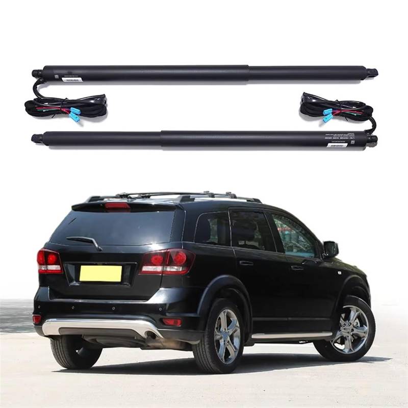 Gasfeder Heckklappe Kofferraum Für Dodge Für Journey 2009-2016 Elektrische Heckklappe Automatische Hebe Angetrieben Hintere Tür Stoßdämpfer Strut(Add Foot Sensor) von LIANGBAOS