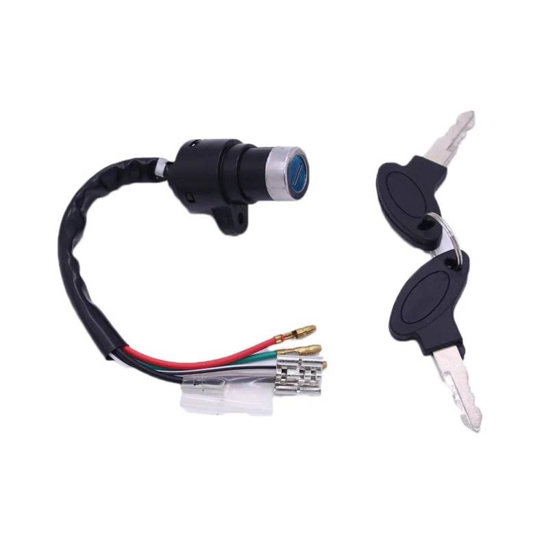 LIANGBAOS Zündschloss Motorrad Für CD JH70 Universal Motorrad Zündschlüssel Elektrische Türschloss Netzschalter Power Lock Zündschalter Motorrad Zündschalter von LIANGBAOS