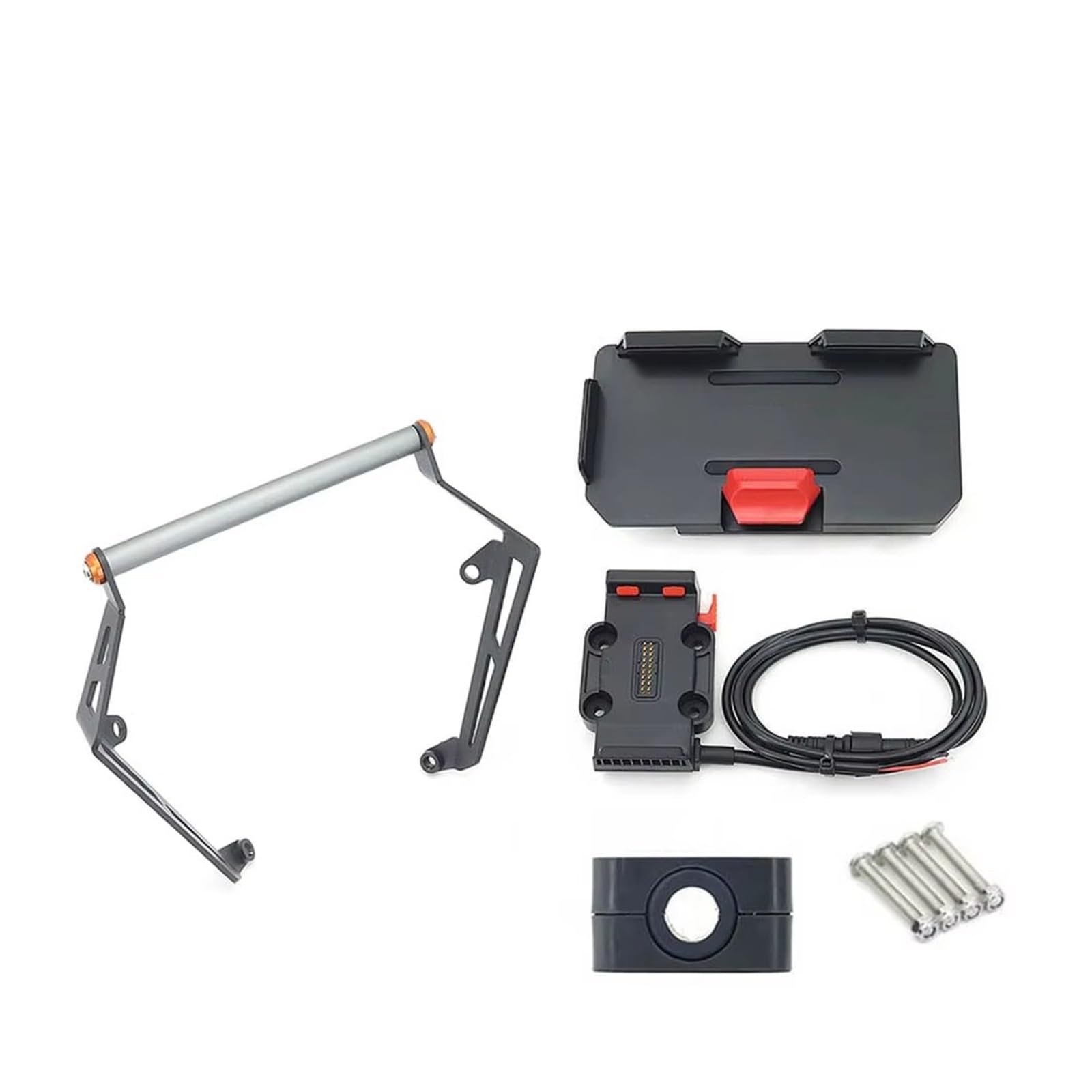 Motorrad Telefon Halterung Für Benelli Für TRK702 Für TRK702X 2022- Motorrad GPS Telefon Halter USB & Drahtlose Ladegerät Navigation Halterung Ständer Handyhalter Motorrad(12mm - 1 Set) von LIANGBAOS