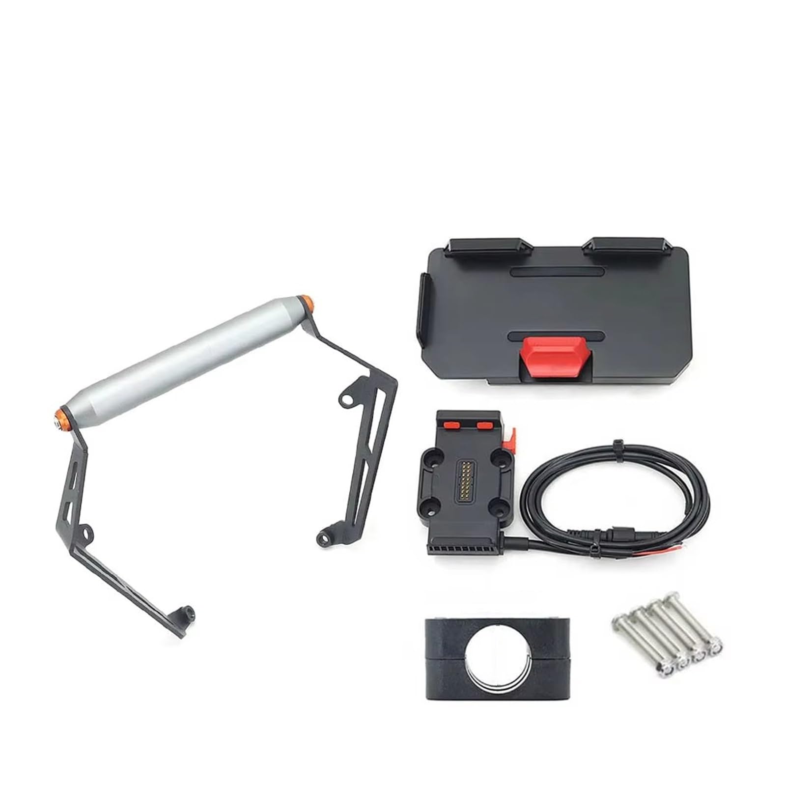 Motorrad Telefon Halterung Für Benelli Für TRK702 Für TRK702X 2022- Motorrad GPS Telefon Halter USB & Drahtlose Ladegerät Navigation Halterung Ständer Handyhalter Motorrad(22mm - 1 Set) von LIANGBAOS