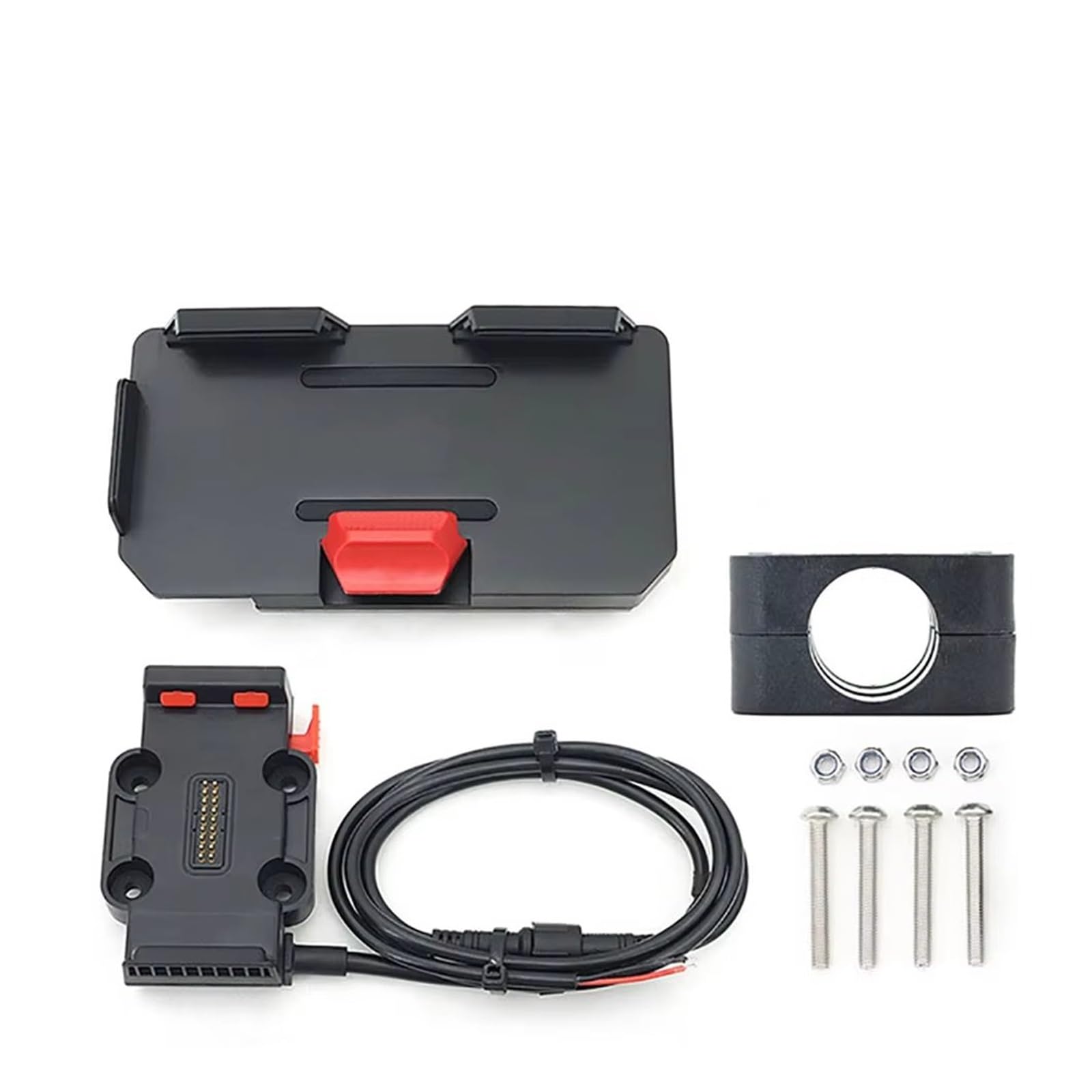 Motorrad Telefon Halterung Für Benelli Für TRK702 Für TRK702X 2022- Motorrad GPS Telefon Halter USB & Drahtlose Ladegerät Navigation Halterung Ständer Handyhalter Motorrad(22mm - Base -Charger) von LIANGBAOS