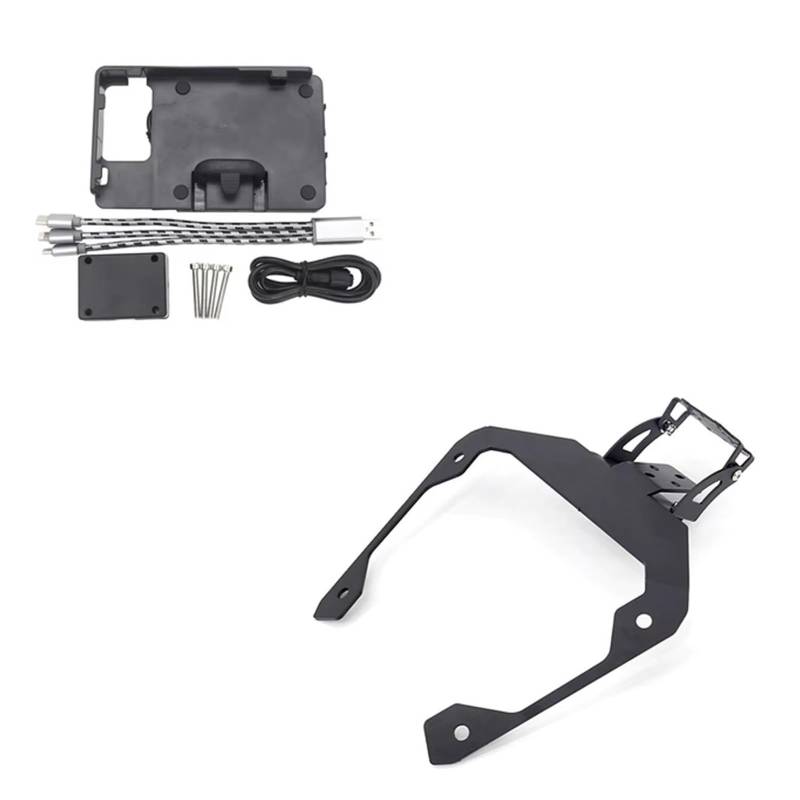 Motorrad Telefon Halterung Für Forza 750 Für NSS750 Motorrad Zubehör GPS Navigation Halterung Supporter Halter Handyhalter Motorrad(AB) von LIANGBAOS