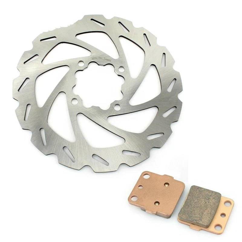 Scheibenbremse Für YFS 200 2003-2006 Für YFZ 350 1987-2007 Für Raptor 660 2001-2005 Hinten Bremsscheibe Disk Rotor + Pads Motorrad Bremsscheibe von LIANGBAOS