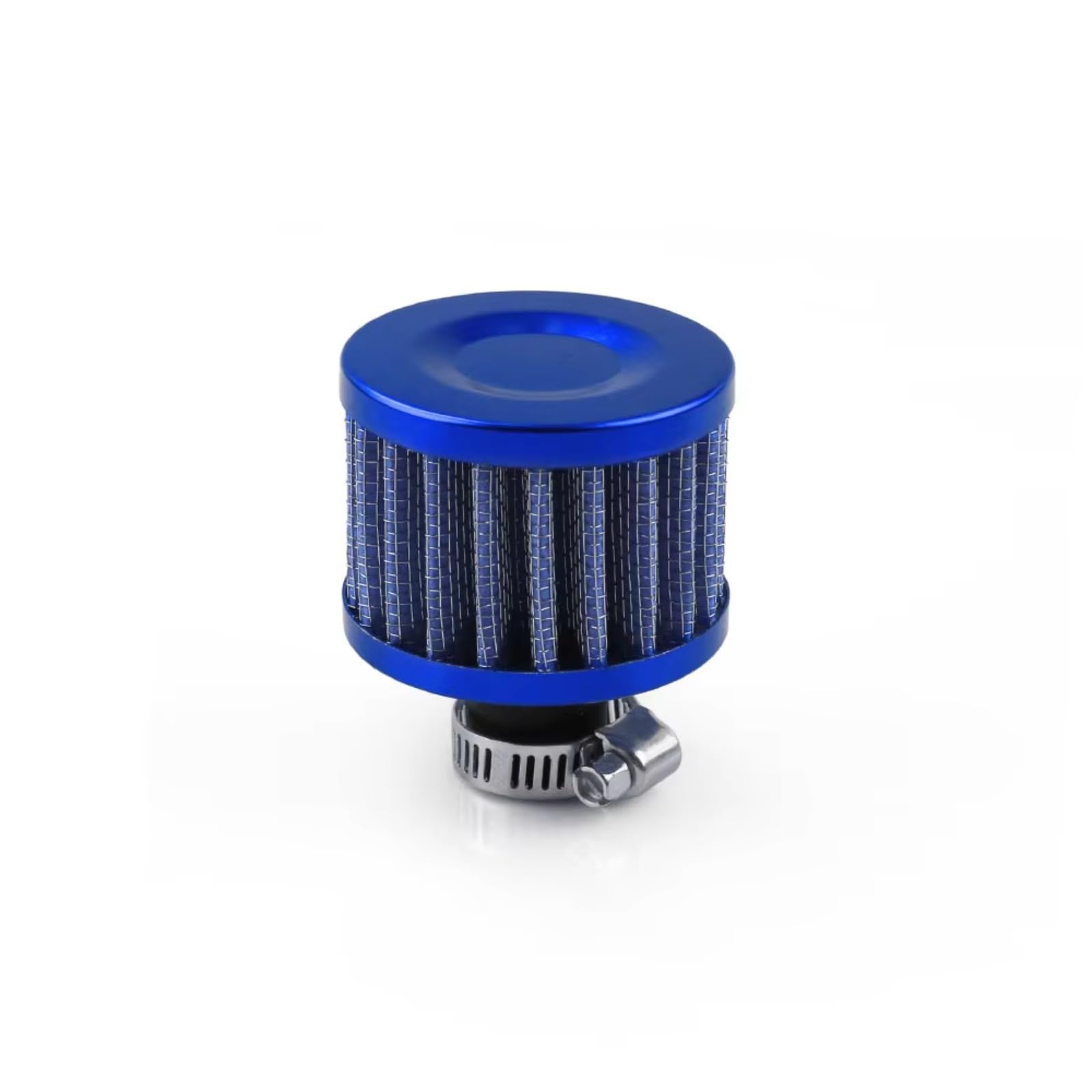 Sportluftfilter Luft Filter 12mm Universal Auto Luftfilter Motorrad Kaltlufteinlass High Flow Kurbelgehäuse Entlüftungsabdeckung Pilzkopf Entlüftungsfilter Motorrad Luftfilter Clamp(Blue) von LIANGBAOS