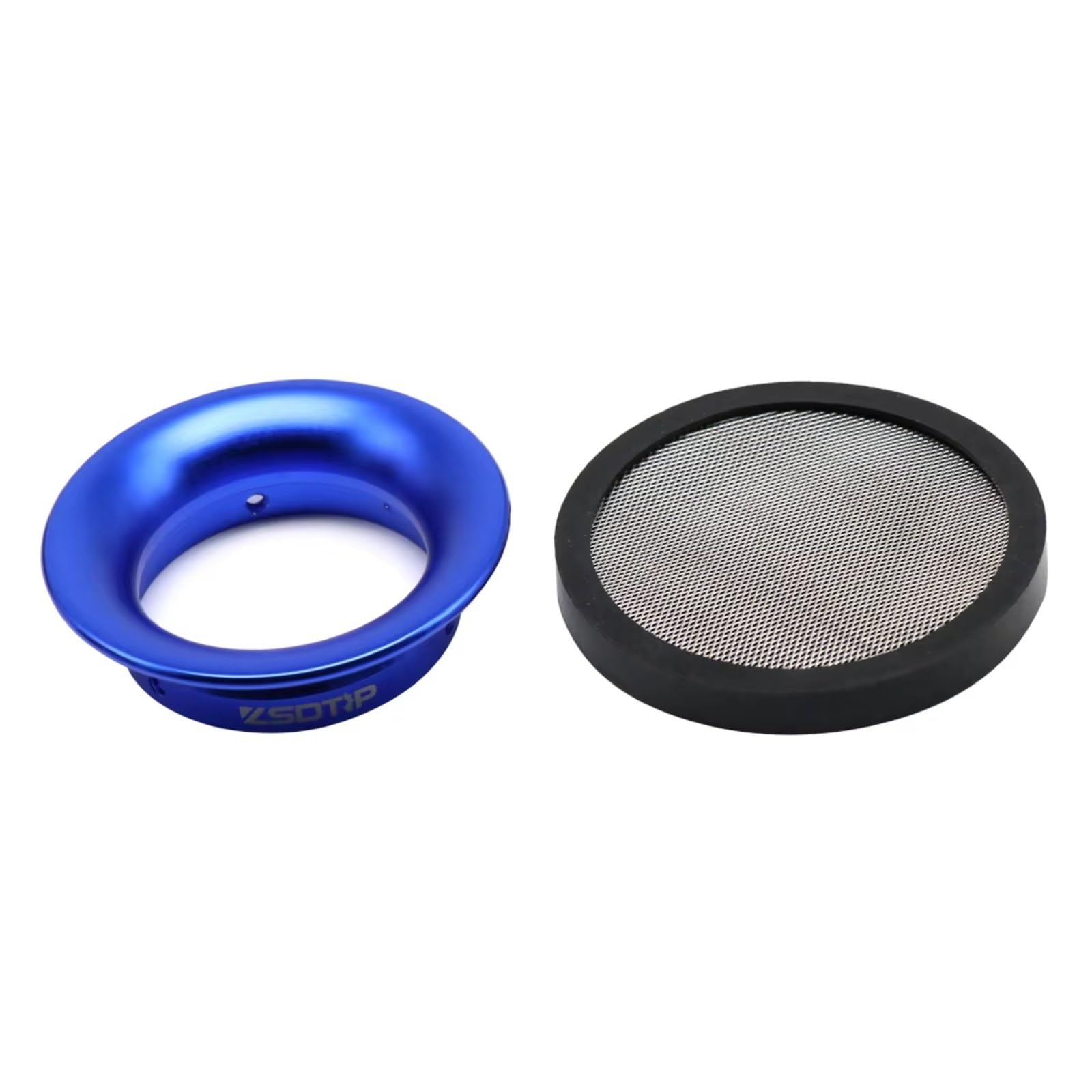 Sportluftfilter Luft Filter 50/55mm Vergaser Donut Flache Trichter Vergaser Luftfilter PWK21-30mm PE 28 30mm VM TM 32 34mm Motorrad Luftfilter Clamp(50mm blue set) von LIANGBAOS