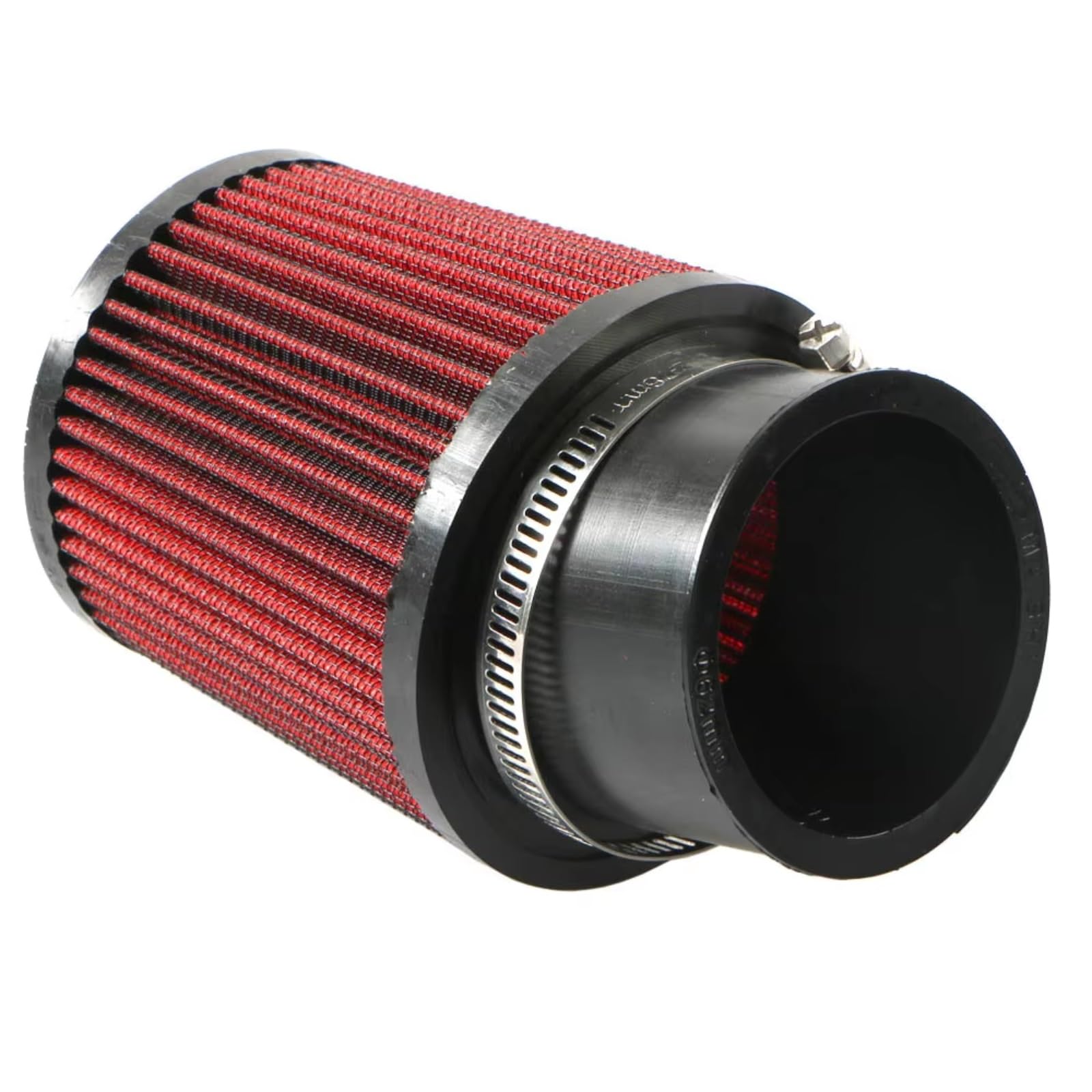 Sportluftfilter Luft Filter 62MM Gehen Kart Luftfilter Für 6,5 HP Für Predator 212cc 196cc GX160 GX200 BT200X CT100X CT100U CT200U CC100X RB200 MB165 MB200 Motorrad Luftfilter Clamp(Red) von LIANGBAOS