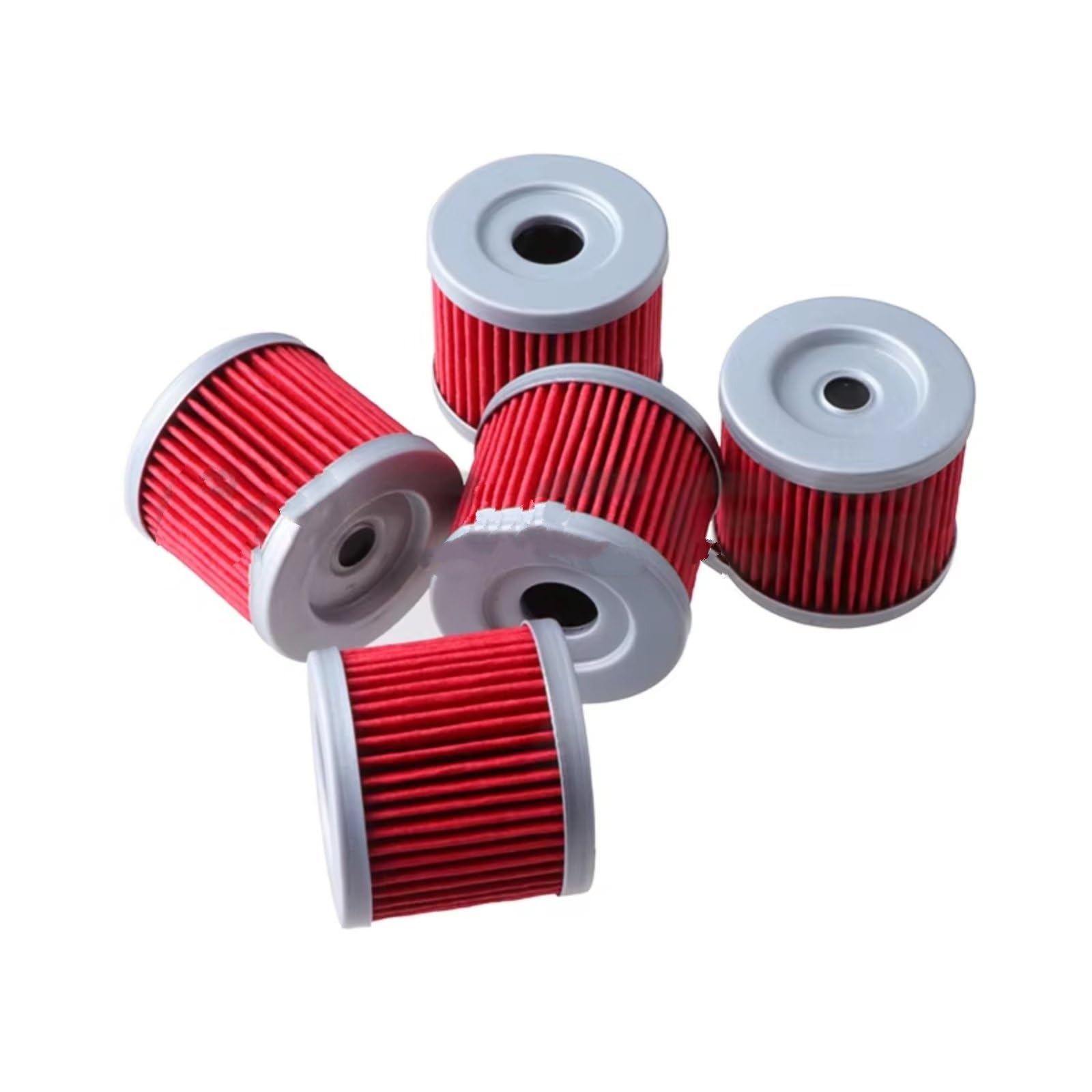 Sportluftfilter Luft Filter Für YX150 YX160 Z155 150cc 160cc 1P60 Für Lifan CB250 Motor 150cc 200cc 250cc Dirt Pit Bike Zubehör Ölfilter Motorrad Luftfilter Clamp(5 pcs) von LIANGBAOS