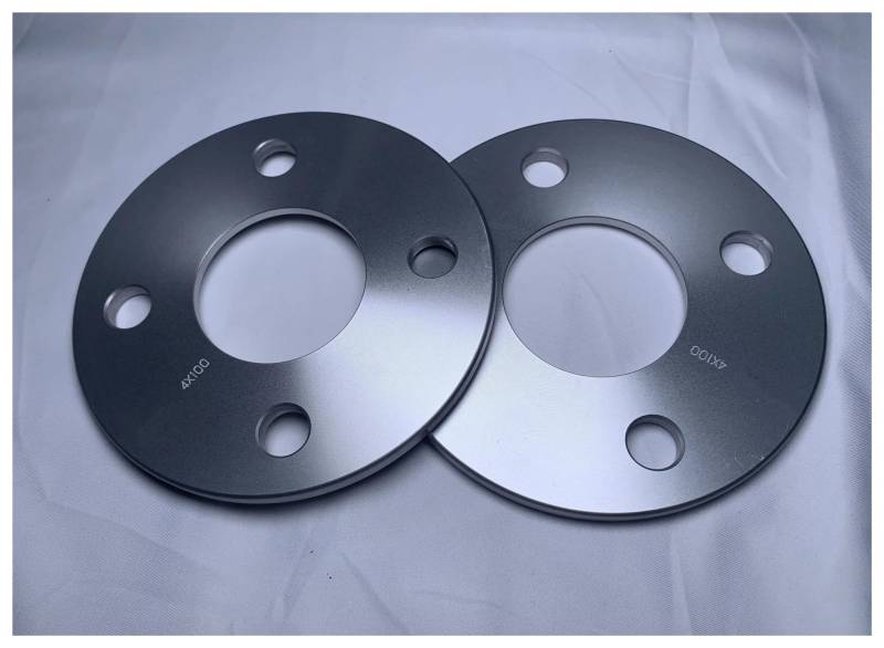 Wheel Spacers 2 Stück 5mm Aluminium Legierung Spurverbreiterungen Adapter PCD 4x100 Zentrum Bohrung 54,1mm Rad Distanzscheiben von LIANGBAOS