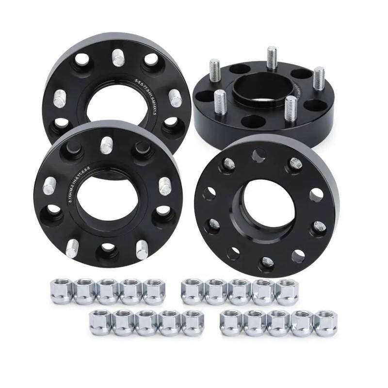 Wheel Spacers Für Dodge Für Ram 1500 2012-2018 5x5,5 Spurverbreiterungen 5x139,7 Hub Centric Spacer 1,5 "(38mm) 77,8mm Hub Bohrung M14x1,5 Rad Distanzscheiben von LIANGBAOS