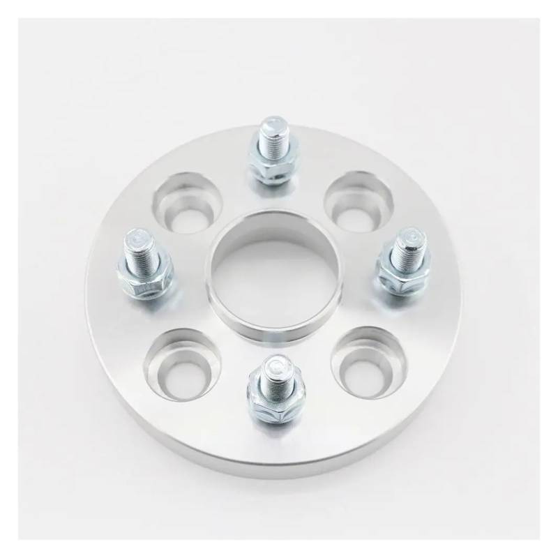 Wheel Spacers Für Kia Für Rio 2001-2019 2-teilige Spurverbreiterungen Adapter Aluminium PCD 4x100 CB 54,1 Bolzen 12x1,5 Rad Distanzscheiben(25mm) von LIANGBAOS