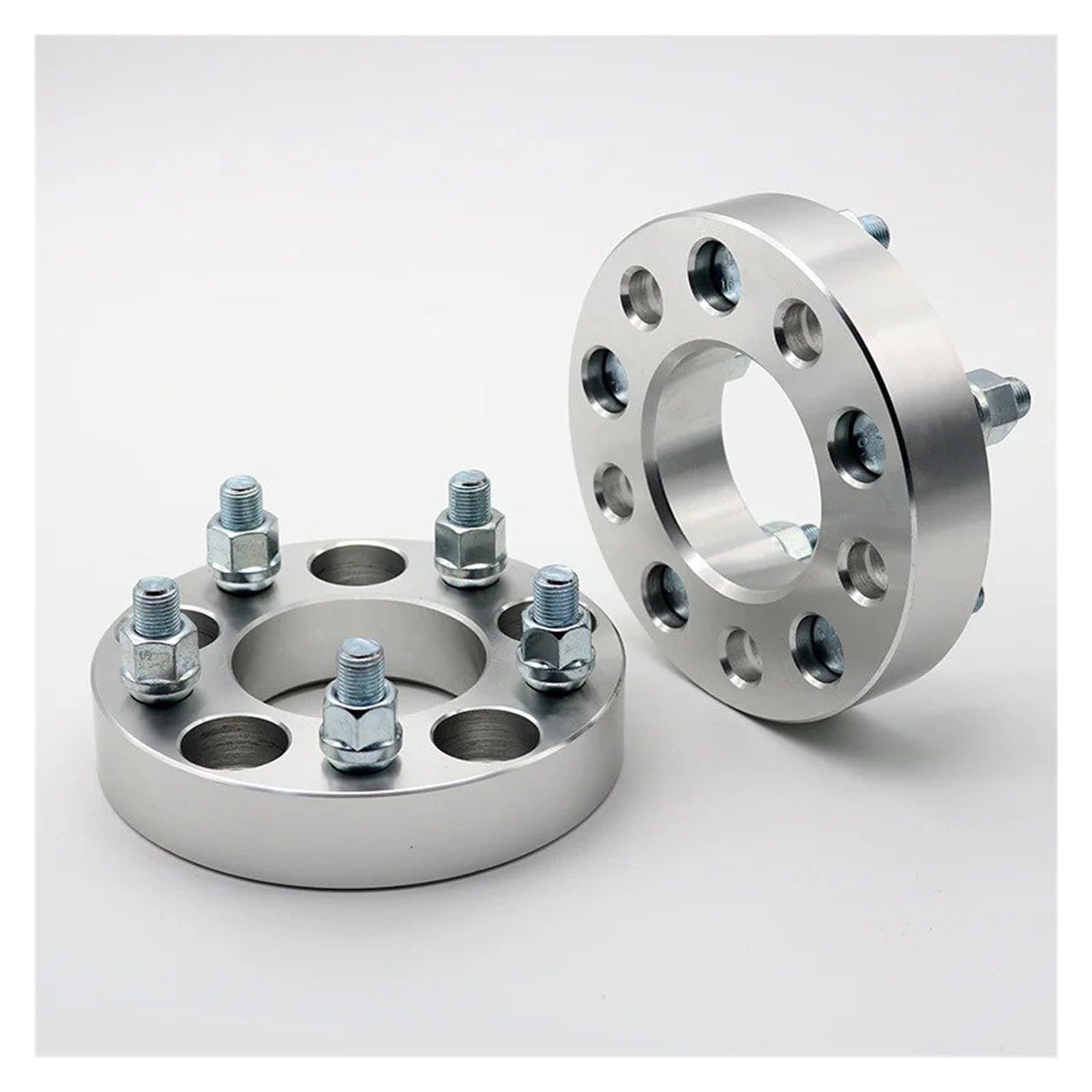 Wheel Spacers Für Suzuki Für Jimny Für Vitara 1998-2004 2 Stück Rad Adapter Flansch Spacer PCD 5x 139,7 CB 108mm M12XP 1,25 Rad Distanzscheiben(50mm Silver) von LIANGBAOS