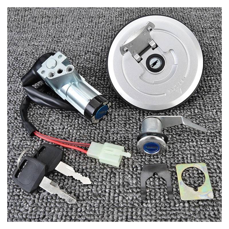 Zündschloss Motorrad Für CBF125 2009–2013 Motorrad-Zündschalter, Kraftstofftankdeckel, Sitzschloss-Set, OEM: 35010-KWF-950 Motorrad Zündschalter von LIANGBAOS