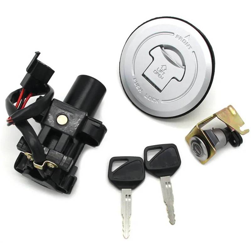 Zündschloss Motorrad Für CBR300R Für CBR250R 2011-2018 Motorrad Zündschlüssel Schalter Kraftstoff Gas Kappe Sitz Lock Kit OEM: 35010-KYJ-900 Motorrad Zündschalter von LIANGBAOS