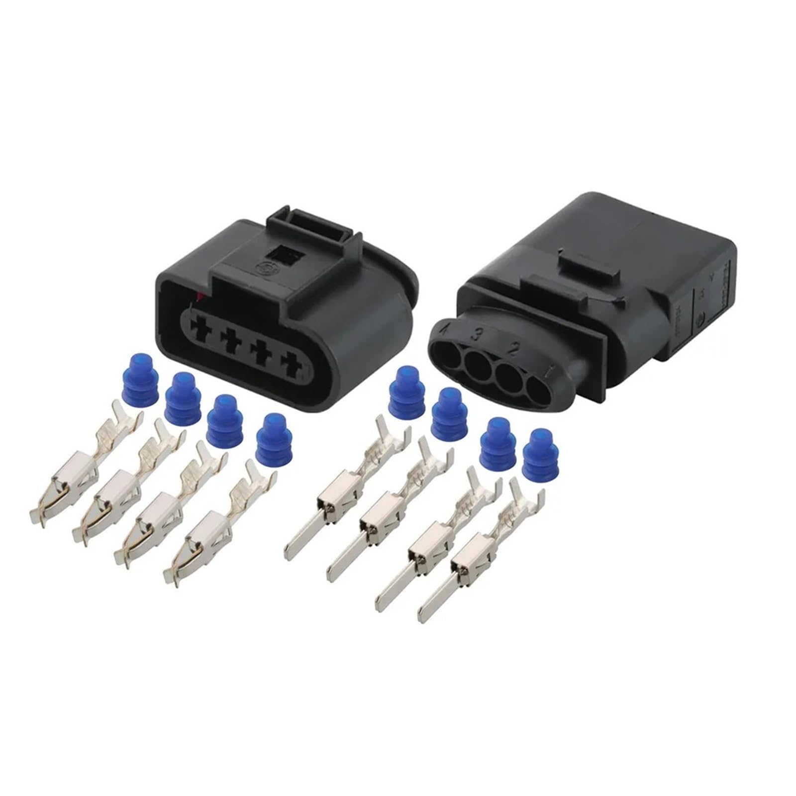 1–20 Sets 4-polig 1J0973824 1J0973724 3,5 Serie Zündspule P/Lasche Automotive O/Y-Gen Buchse Universa1 Stecker (männlich weiblich, 10 Sets) von LIANGMEI