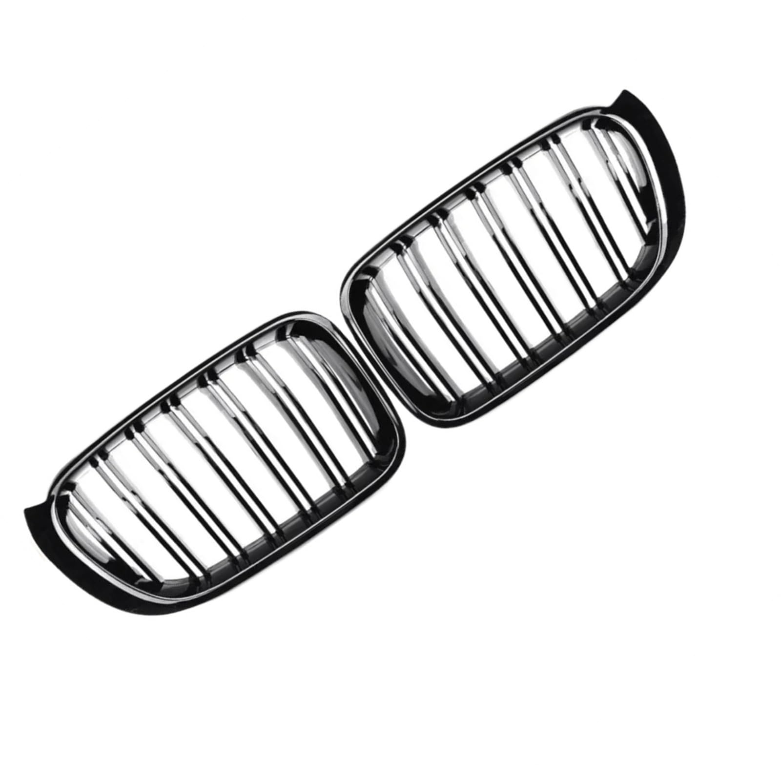 Frontstoßstangen-Nierengitter Renngitter Doppelliniengitter Glänzend Schwarz Für B&MW X3 X4 F25 F26 2014–2017 von LIANGYIMEI