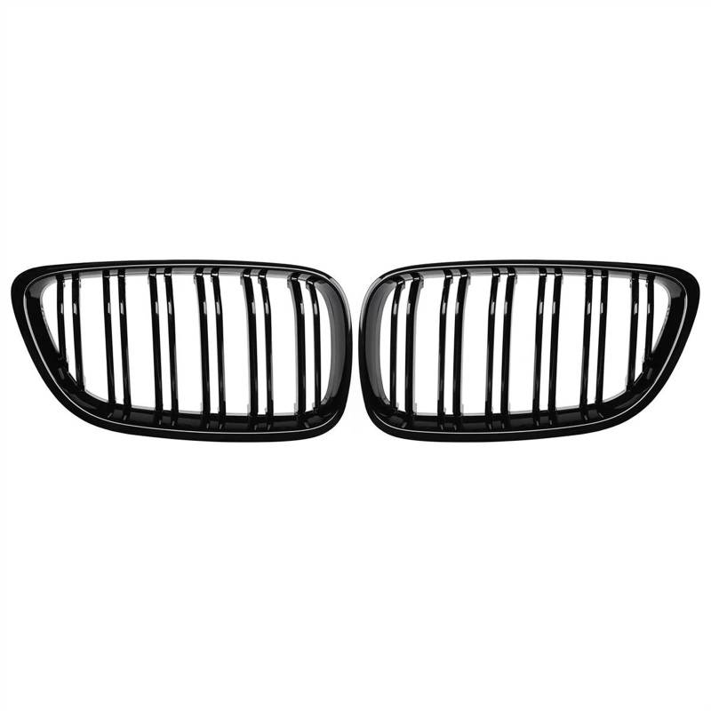 Für B&MW 2er F22 F23 F24 F87 M2 2012-2018 Glänzend Schwarzer Kühlergrill Für Die Motorhaube Doppellinien-Grill Rennsport-Grill von LIANGYIMEI