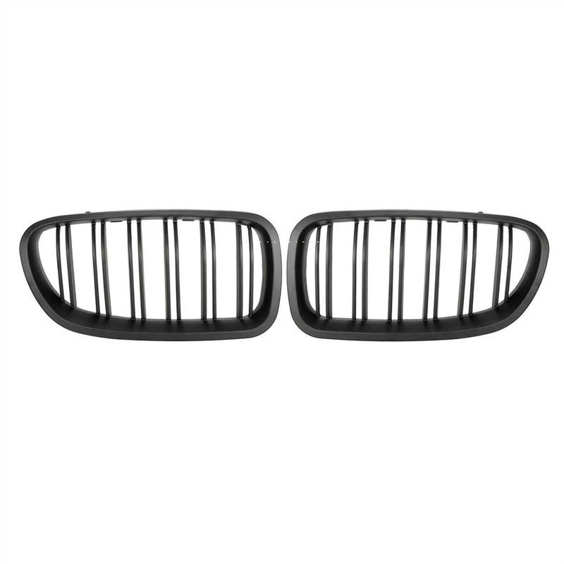 Für B&MW 5er F10 F11 F18 520d 530d 540i 2010-2014 2015 2016 2017 Auto-Front-Nierengrill-Grill Renngrill(Matte Black) von LIANGYIMEI