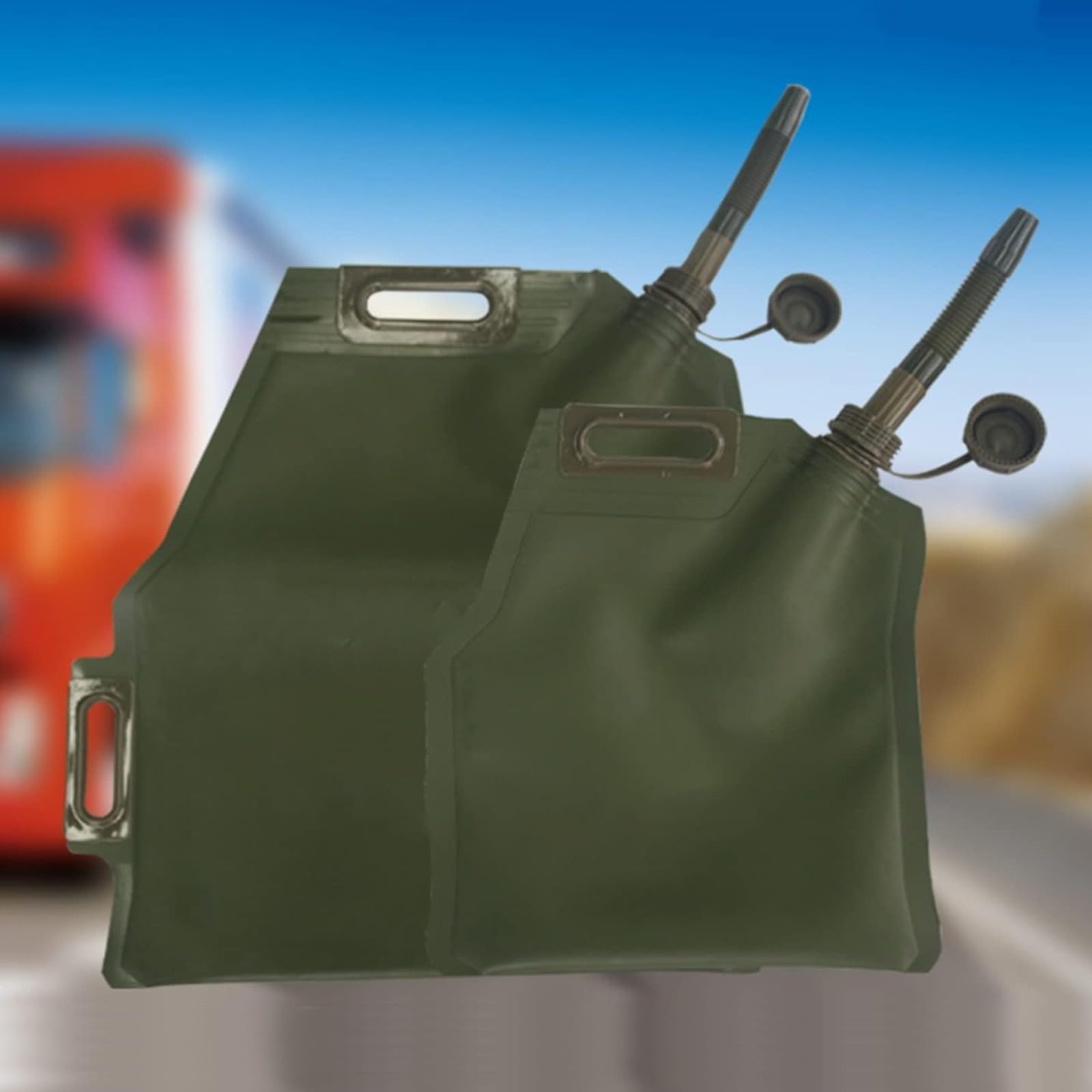 Kraftstoffblase, Kraftstoffbeutel für Benzin, langlebig und verschleißfest, tragbarer, faltbarer Ölbeutel, Benzinbehälter, geeignet für den Transport von Flüssigkeiten(army green,38*31*41) von LIANTIAN