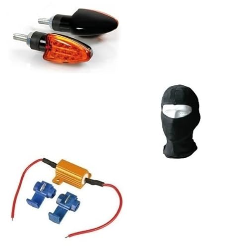 KOMPATIBEL MIT APRILIA RC 250 1 PAAR LED BLINKER 12 V FÜR MOTORRAD+2 WIDERSTÄNDE 6 OHM 25W FÜR BLINKER KIT LAMPA ZUGELASSEN von #LICA1