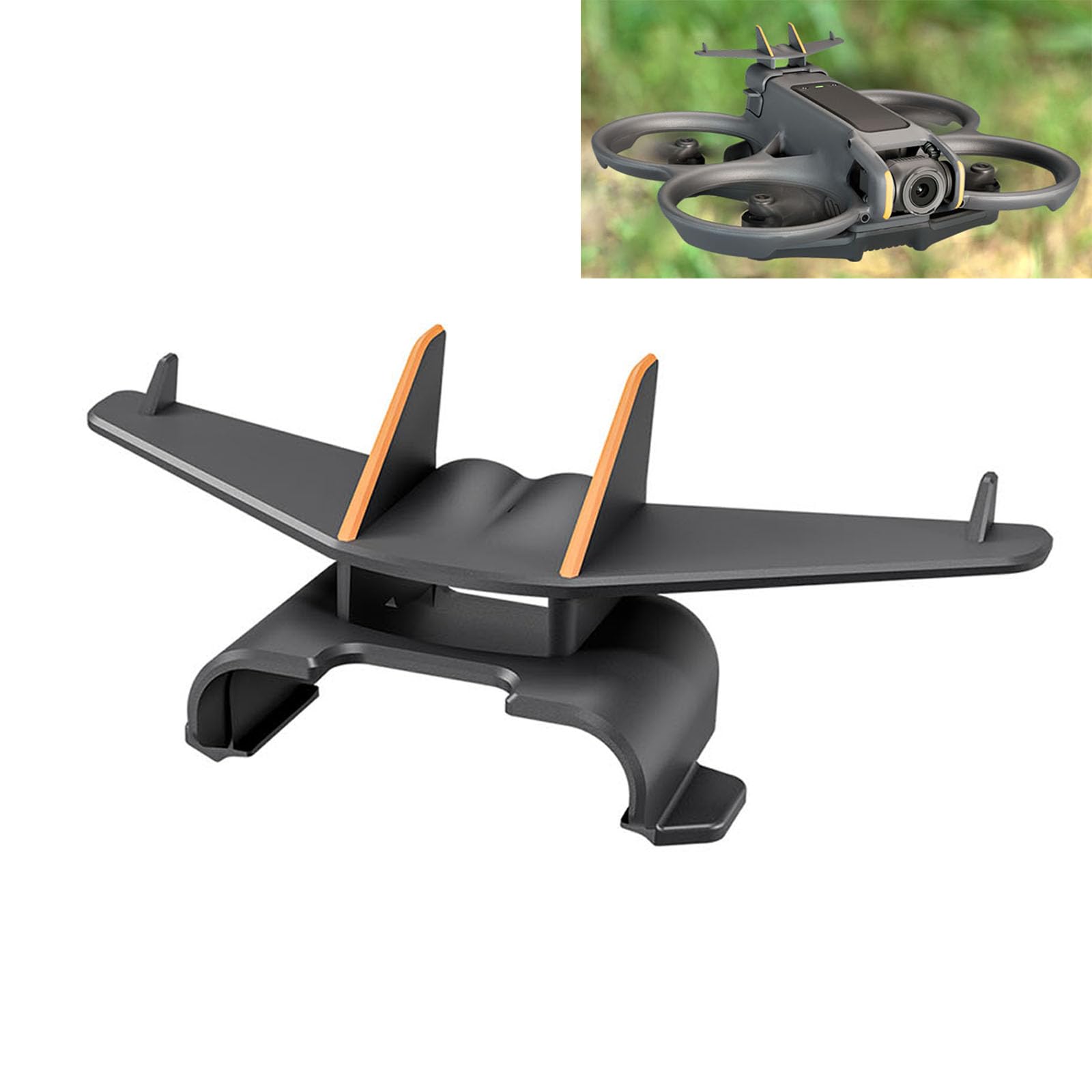 LICHIFIT Flight Tail Wing für DJI AVATA2 Snap-On Anti-Drop und Anti-Knocking Batterieabdeckung Clip Halter Zubehör von LICHIFIT