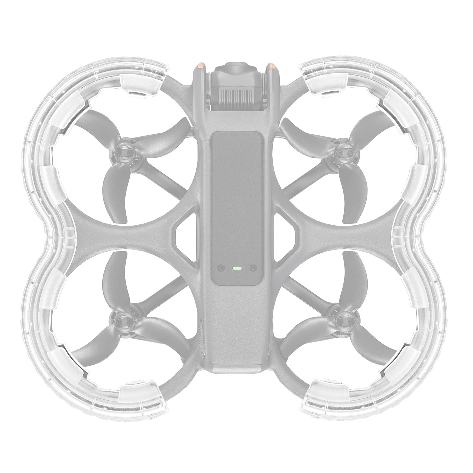 LICHIFIT Propeller Guard Anti-Kollisionsabdeckungen für DJI AVATA2 Drohne Propeller Protector Bumper Ring Schutzhüllen Transparent TPU Skin Zubehör von LICHIFIT