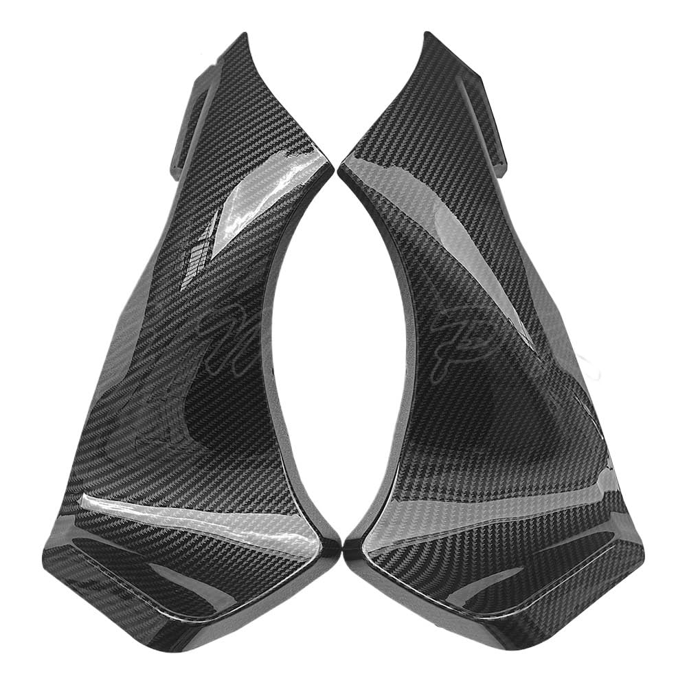 Kleiner Verkleidungsschutz Motorrad Verkleidung Panel Infill Luftkanal Seite Abdeckung Carbon Faser Stil Gugel Fit für Ka&wasaki Ninja ZX6R ZX636 2005 2006 von LIDWF