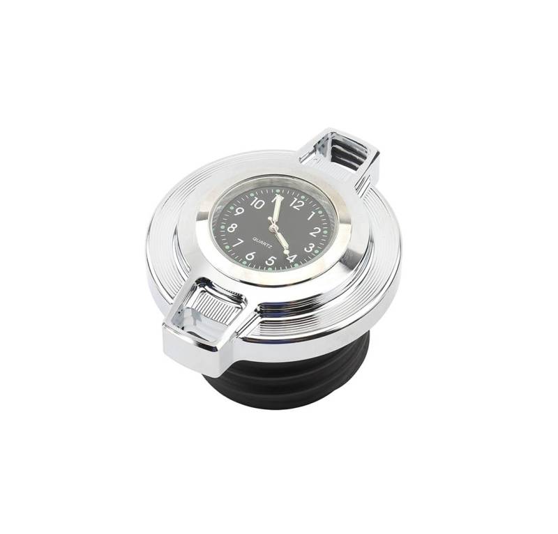 Motorrad Tankdeckel Motorrad Kraftstoff Tank Kappe Mit Uhr Für Ha&rley Für Sportster 883 1200 Für Touring Für RoadKing Für Dyna Für Für Fatboy von LIDWF