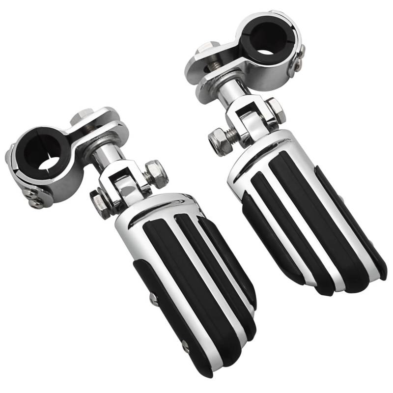 Universell Fußrasten 1-1/4" 32mm Highway Pegs Für Ha&rley Sportster XL Dyna Softail Einstellbare Motorrad Fußrasten Motorschutz Sturzbügel Fußstützenhalterung von LIDWF