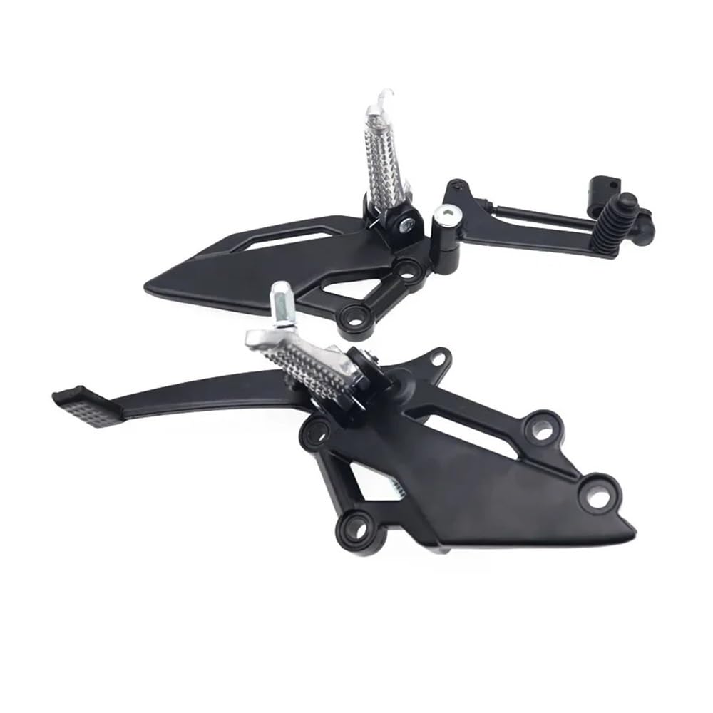 Universell Fußrasten 2Pcs Motorrad Schalthebel Vorne Fuß Peg Halterung Fußstütze Pedal Links + Rechts Für Ka&wasaki Für Ve&rsys 250/300 Für NI&nja EX250R Z250 von LIDWF