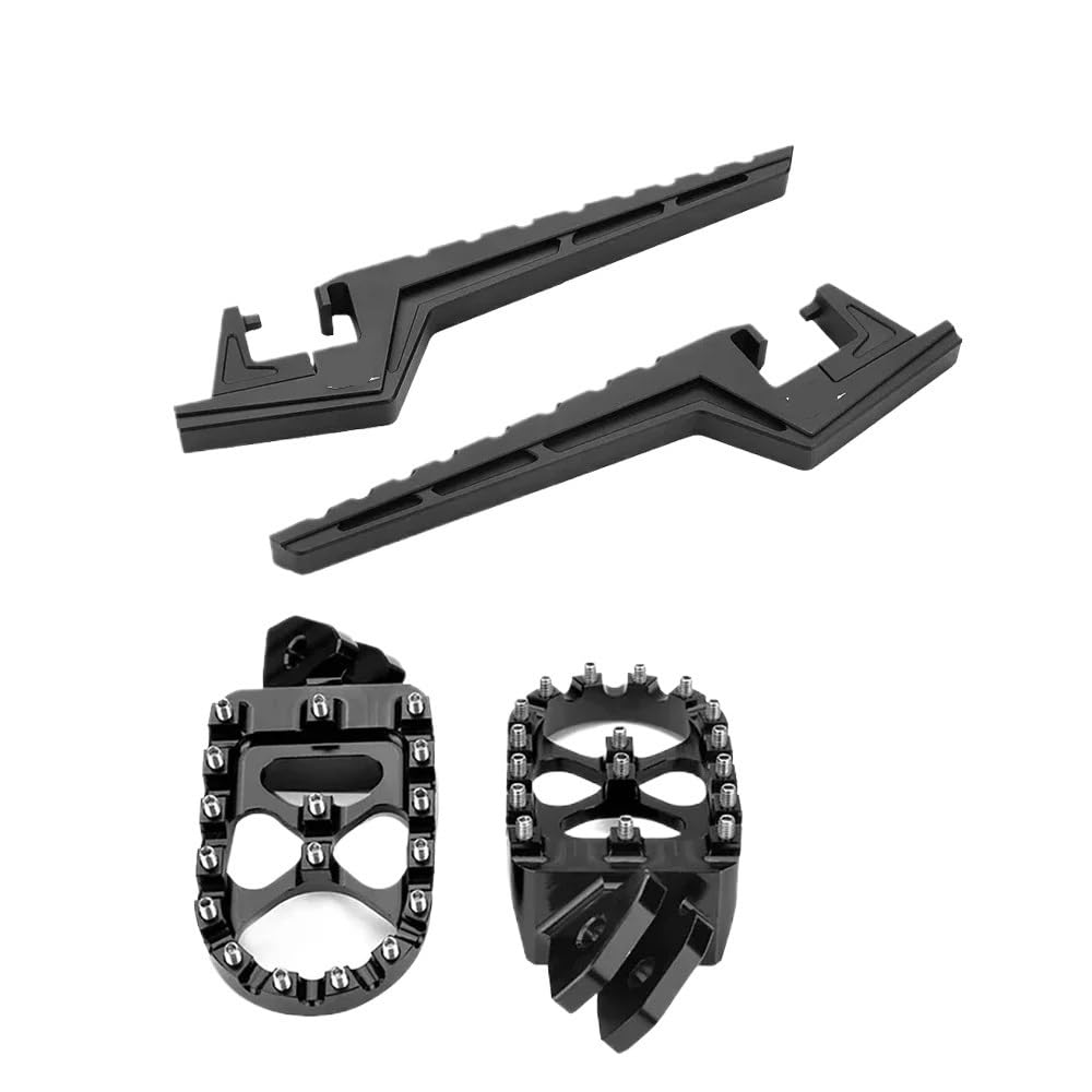 Universell Fußrasten Einstellbare Beifahrerfußrasten-Montagesatz Highway Peg Clamp Extensions Halterung Für X160 X260 Dirt Bike CNC von LIDWF